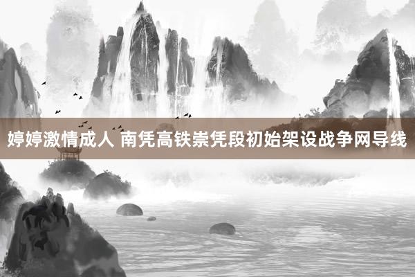 婷婷激情成人 南凭高铁崇凭段初始架设战争网导线